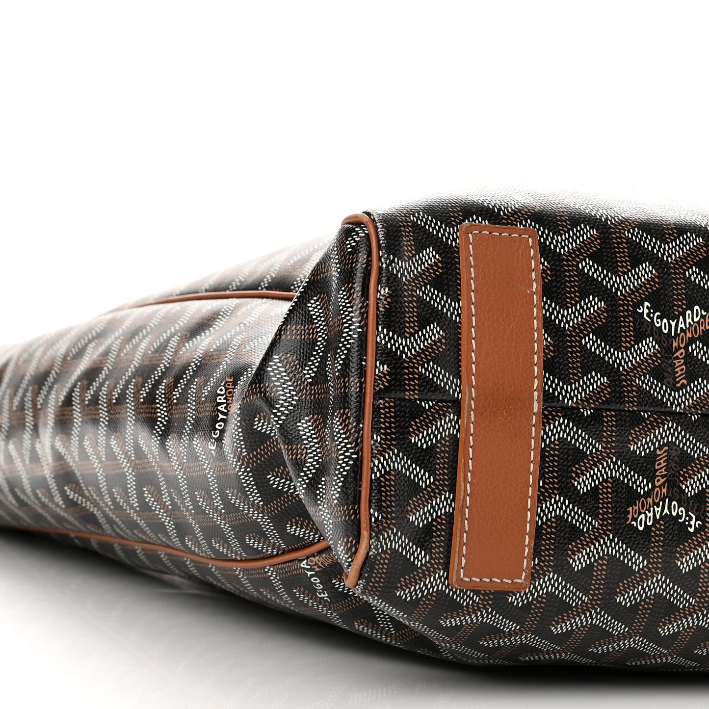 Goyardine Voltaire III Tote Black Gold