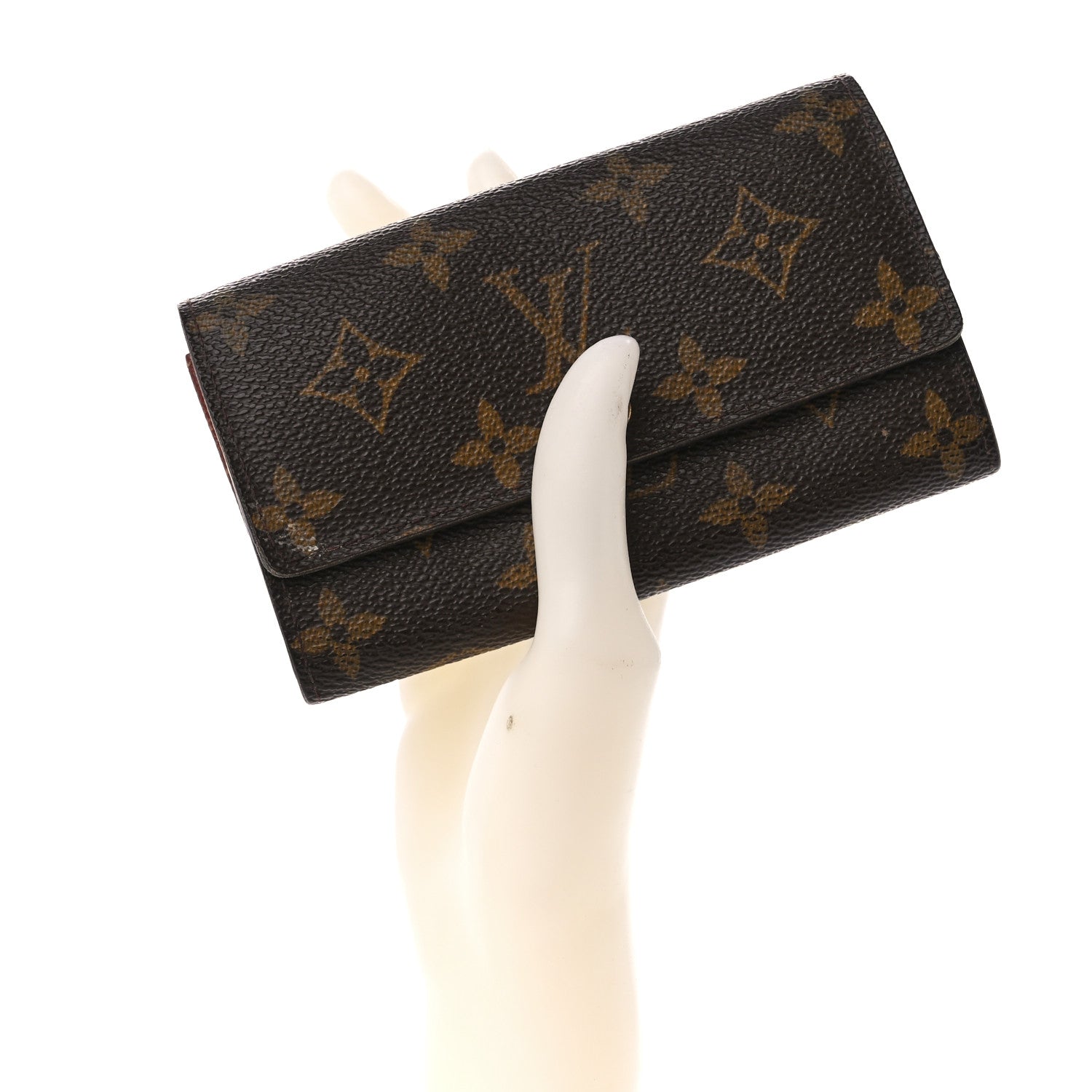 Louis Vuitton Monogram Porte-Monnaie Billets Tresor Wallet 2 of 12