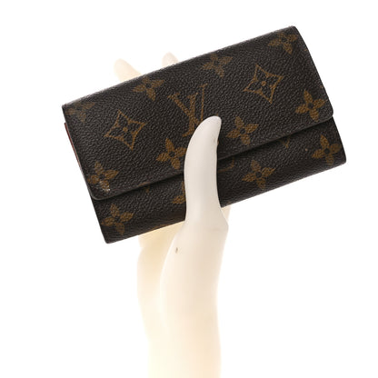 Louis Vuitton Monogram Porte-Monnaie Billets Tresor Wallet 2 of 12