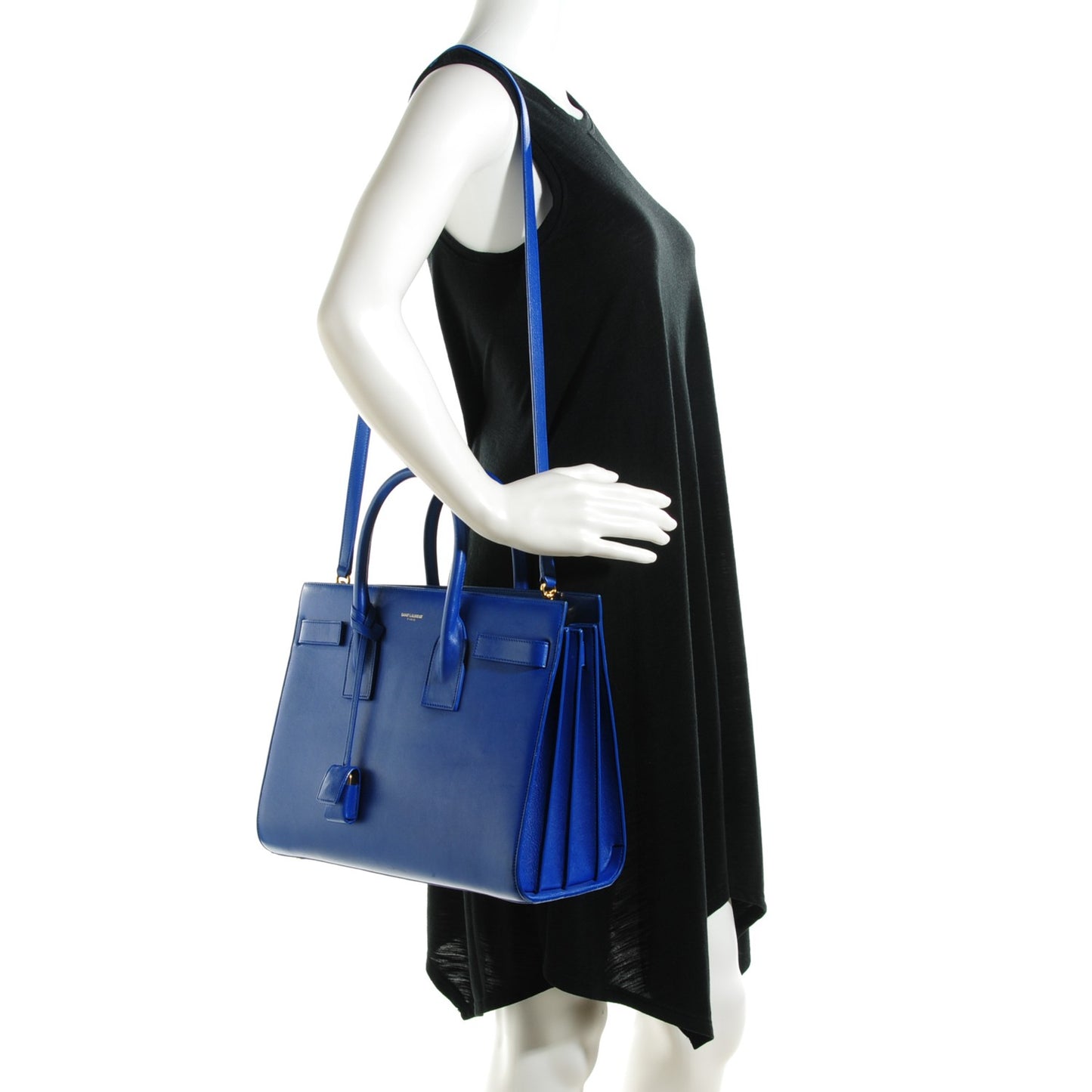 Calfskin Small Sac De Jour Blue Majorelle