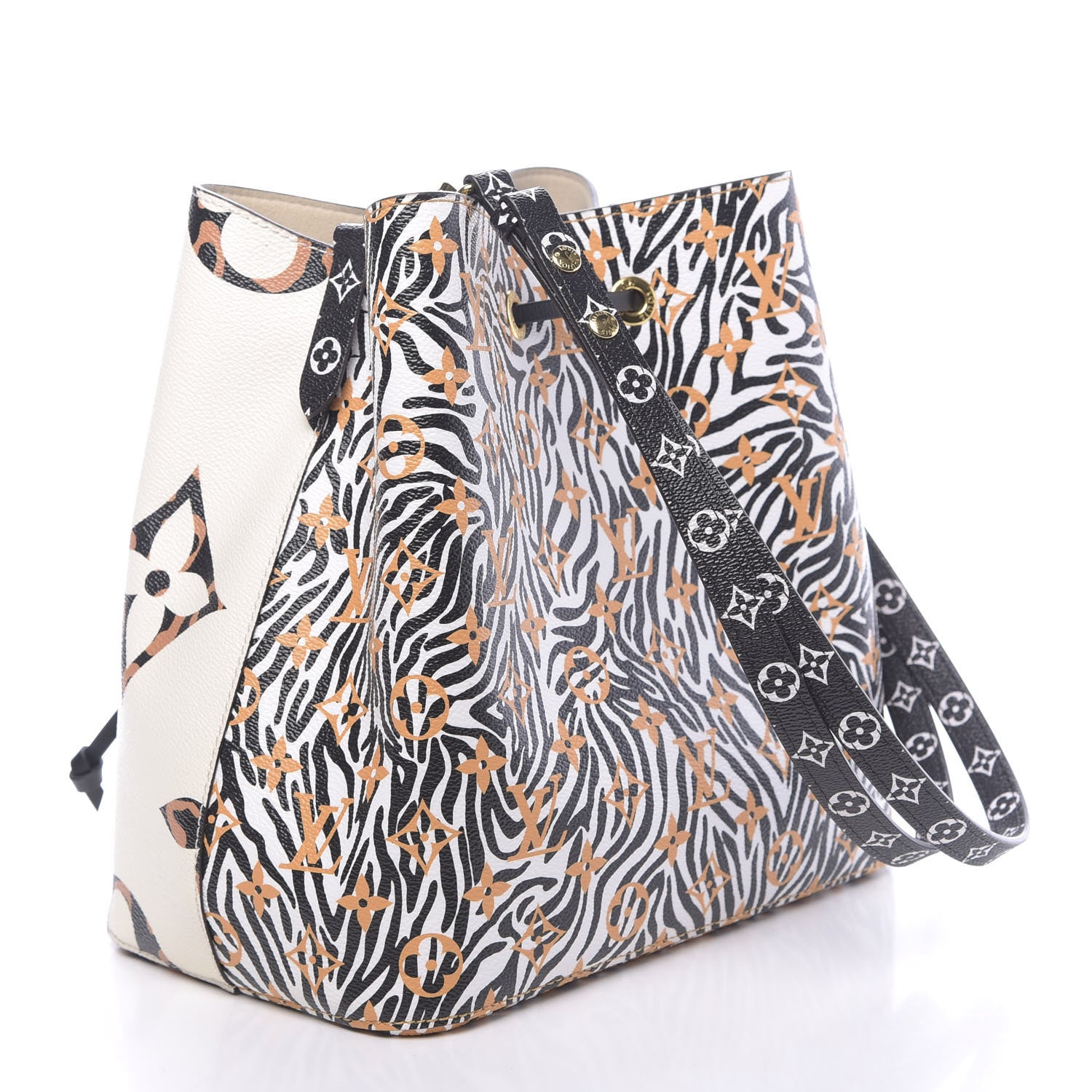 Louis Vuitton Monogram Giant Jungle NéoNoé Ivory 3 of 10