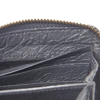 Balenciaga Agneau Classic Hardware Continental Zip Around Wallet Gris Fossile 8 of 11