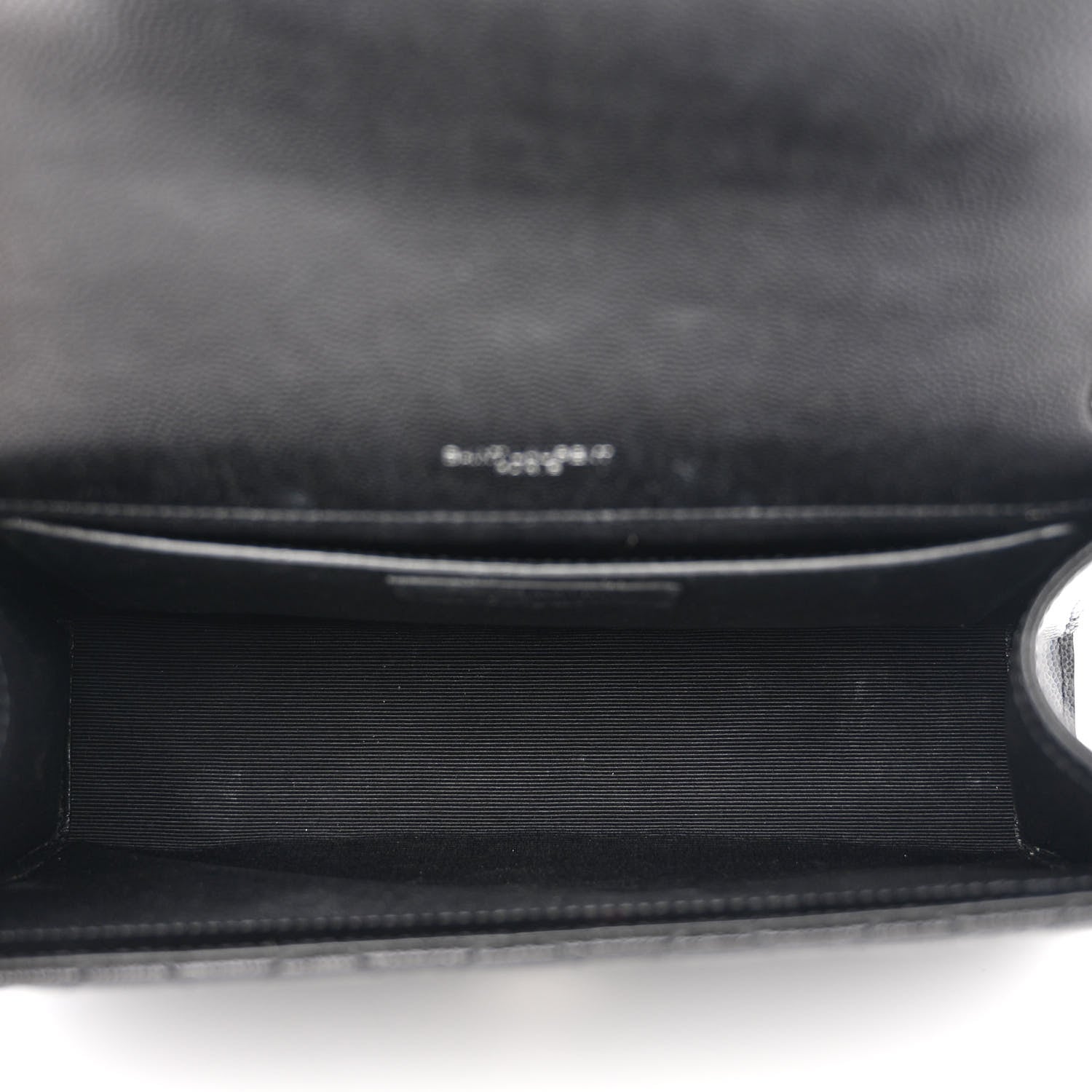 Saint Laurent Grain De Poudre Textured Mixed Matelasse Triquilt Medium Monogram Satchel Black 5 of 13
