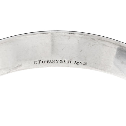 Tiffany Sterling Silver Diamond Return To Tiffany Narrow Cuff Bracelet 3 of 3