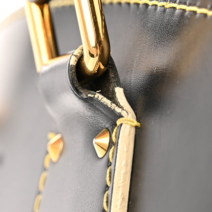 Louis Vuitton Suhali Lockit MM Black 13 of 14