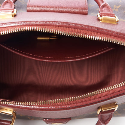Louis Vuitton Monogram Golden Arrow Speedy Burgundy 7 of 9