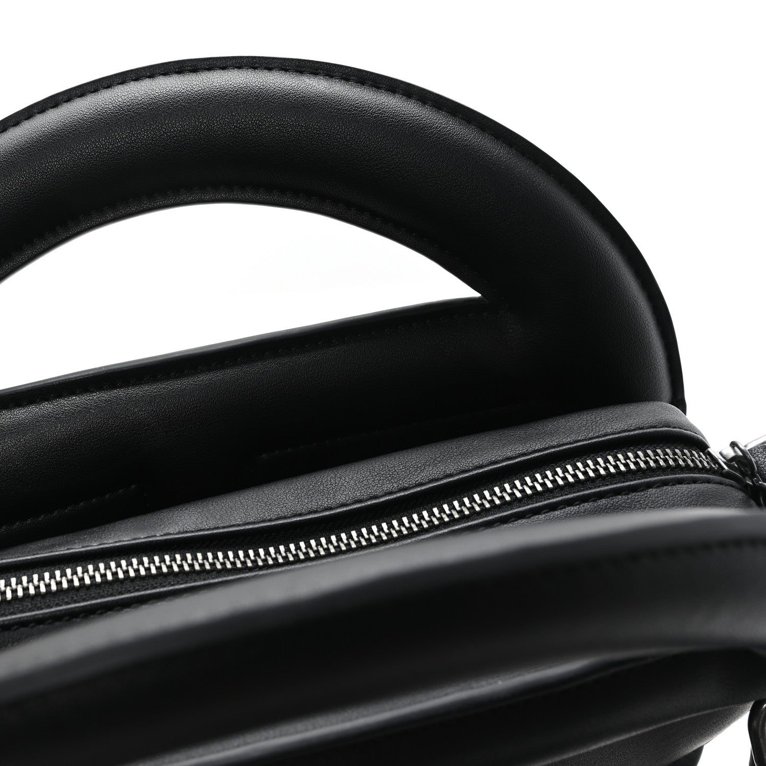 Telfar Vegan Leather Major Circle Bag Black 11 of 12