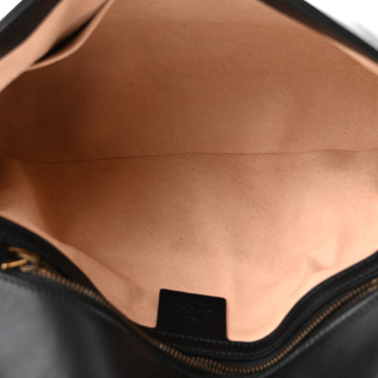 Gucci Calfskin Matelasse Medium GG Marmont Shoulder Bag Black 5 of 10