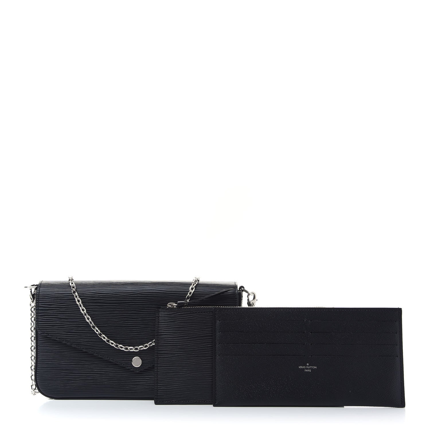 Louis Vuitton Epi Pochette Felicie Black 1 of 10