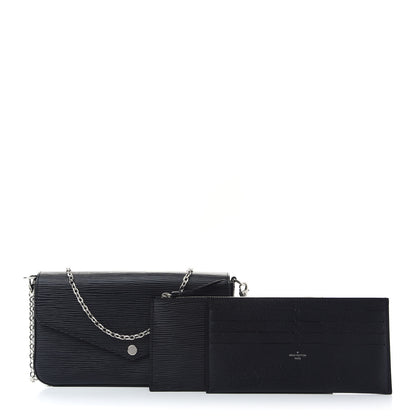 Louis Vuitton Epi Pochette Felicie Black 1 of 10