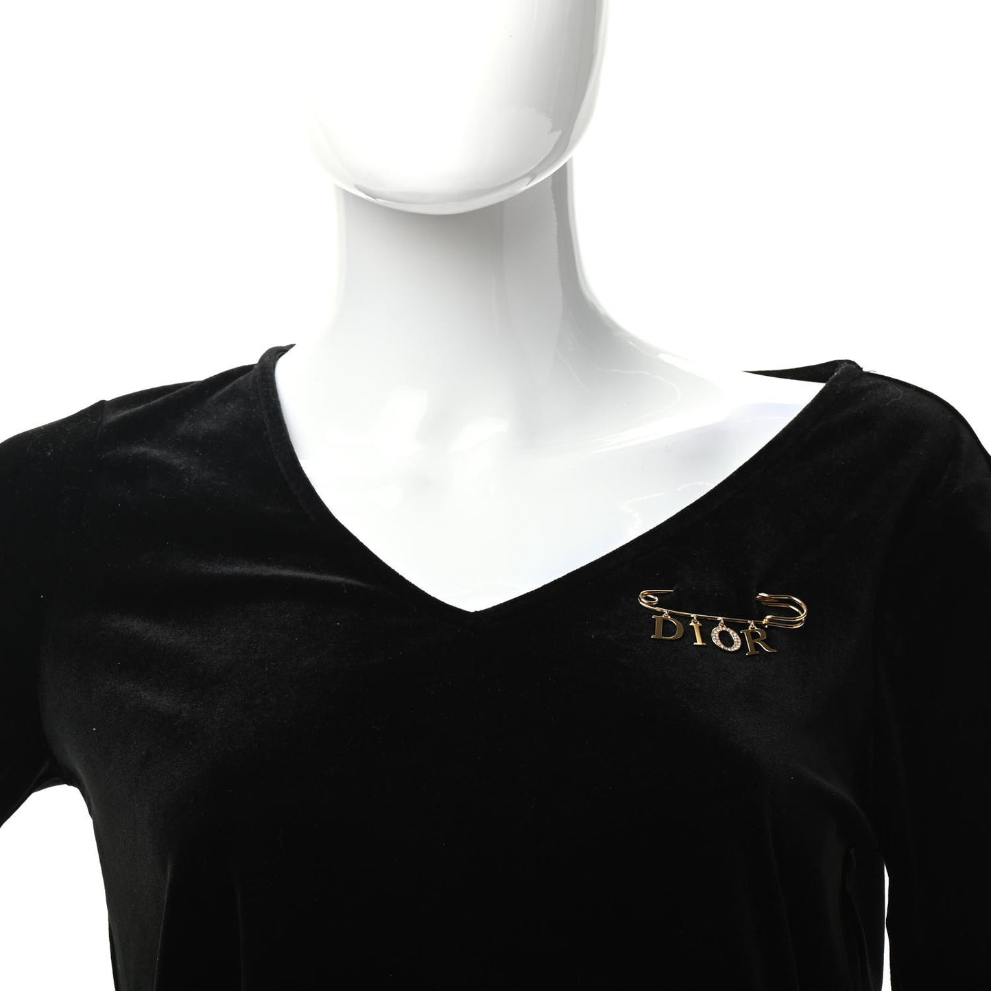 Crystal Dio(r)evolution Brooch Gold