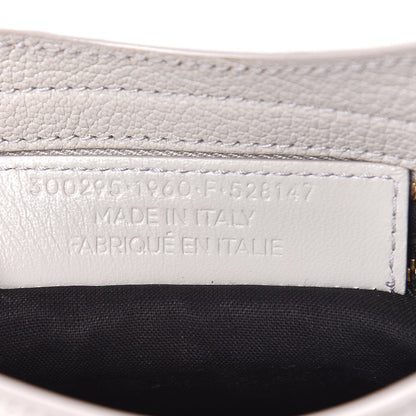 Balenciaga Chevre Gold Metallic Edge Hardware Mini City Gris Perle 9 of 10