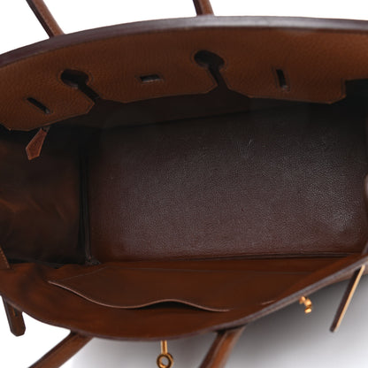 Hermes Ardennes Birkin 35 Noisette 4 of 19