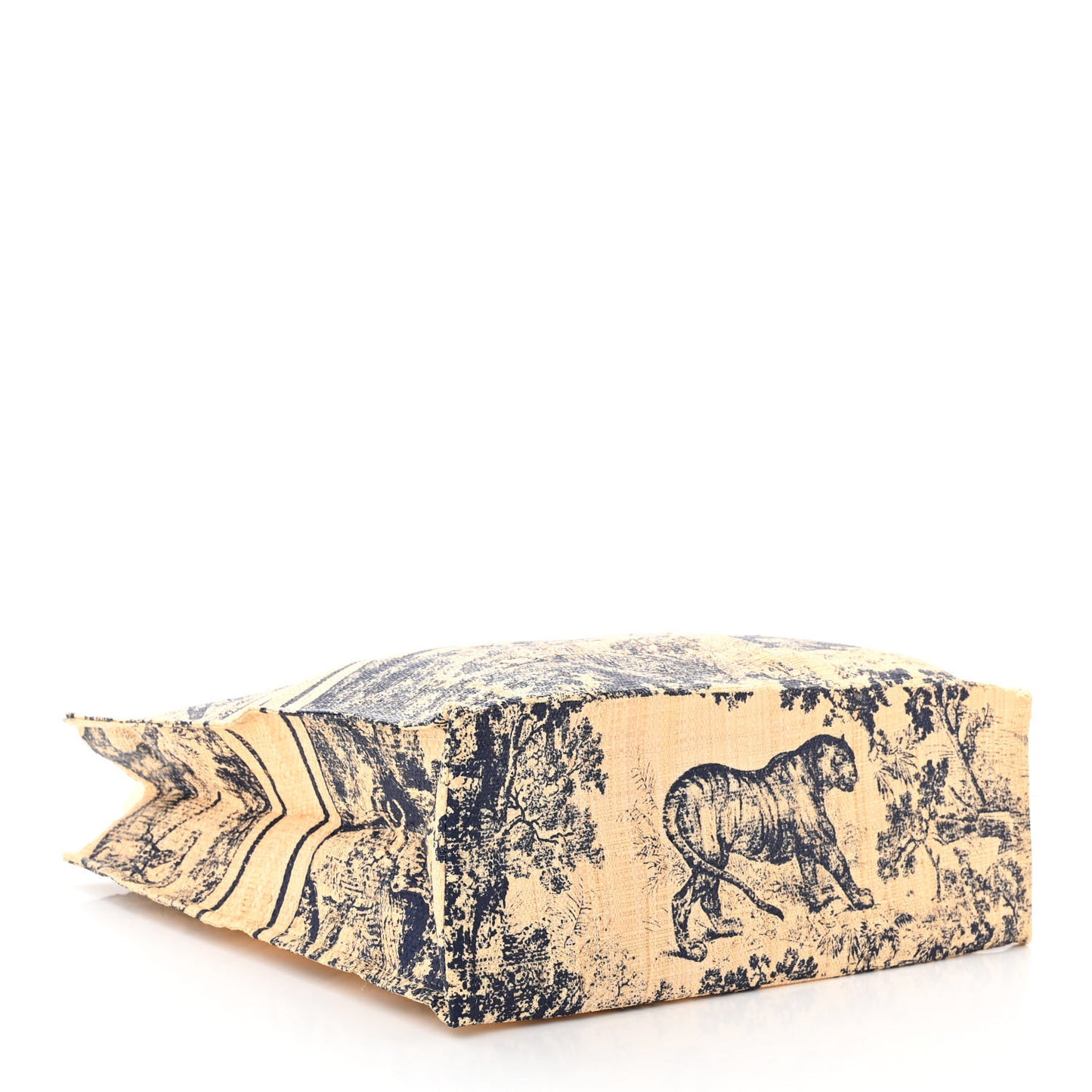 Straw Dioriviera Tote Blue