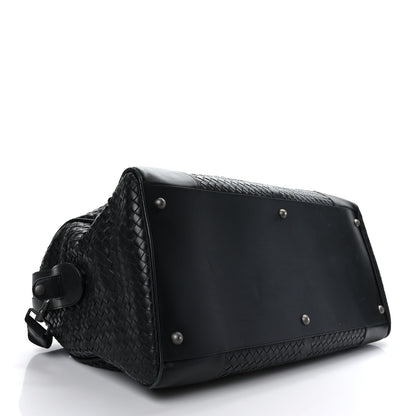 Bottega Veneta Nappa Intrecciato VN Large Duffel Black 3 of 10