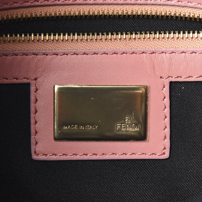 Fendi Zucchino Mama Baguette Navy Pink 6 of 10