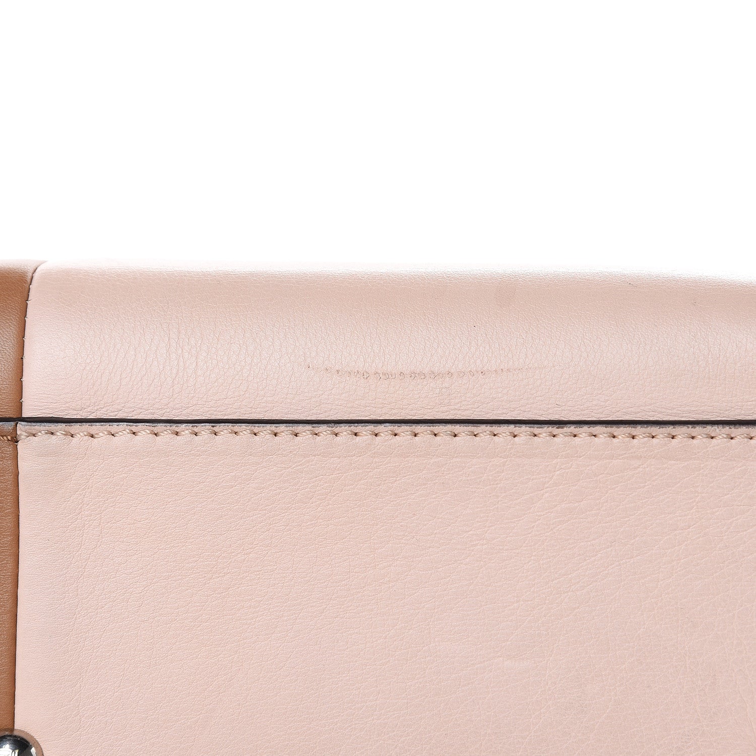 Fendi Vitello Bi-Color Large 3Jours Tote Orzo Rosa Plaster 14 of 18