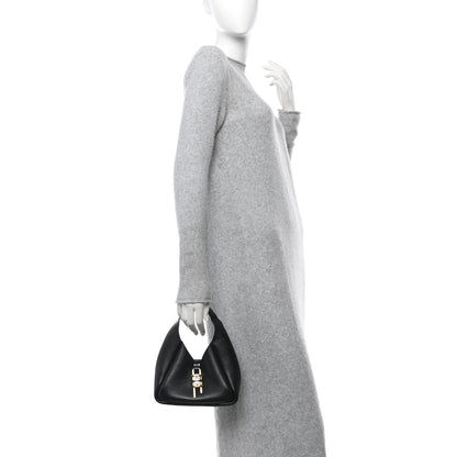 Givenchy Grained Calfskin Mini G-Lock Hobo Black 2 of 9