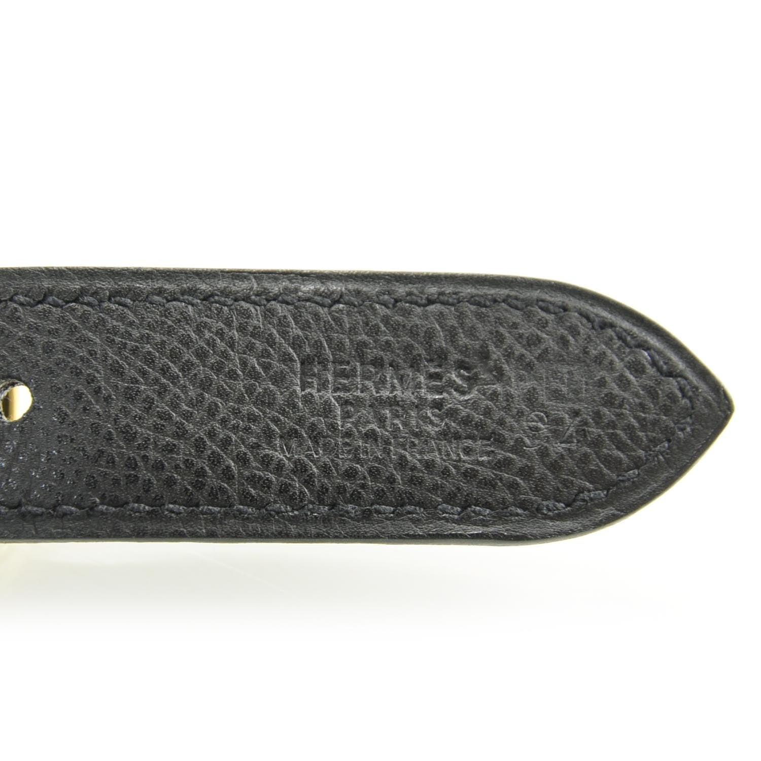 Hermes Courchevel Trim II 31 Black 8 of 8