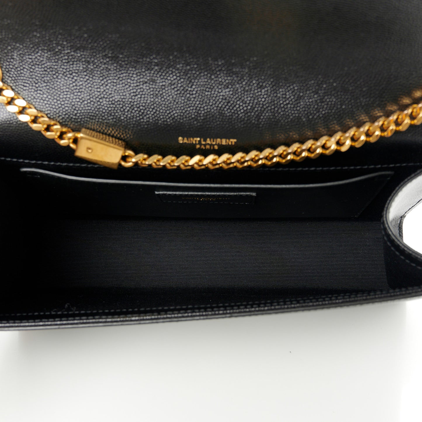 Grain De Poudre Medium Classic Monogram Kate Satchel Black