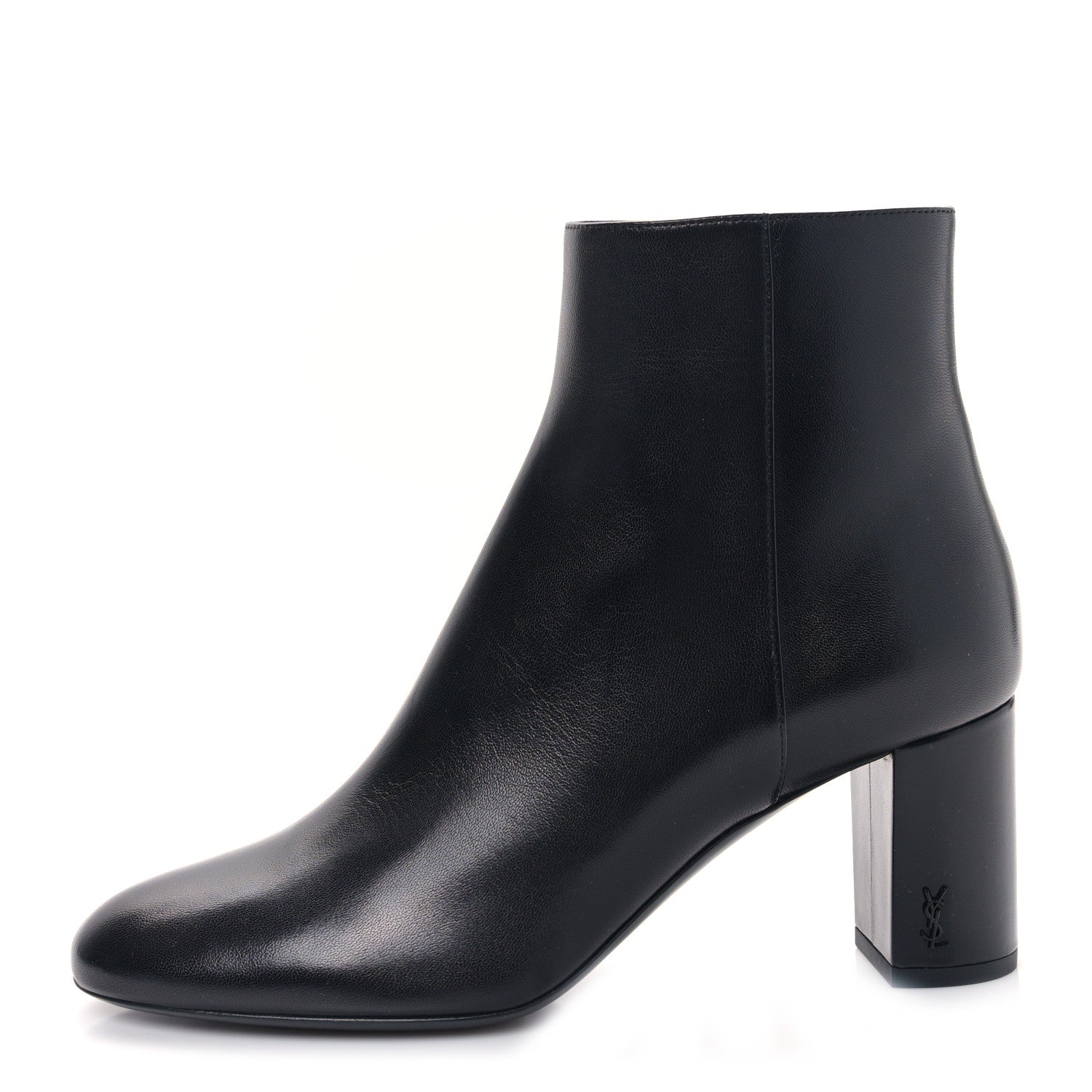 Saint Laurent Nappa Vendome Loulou Ankle Zip Boots 38.5 Black 1 of 8