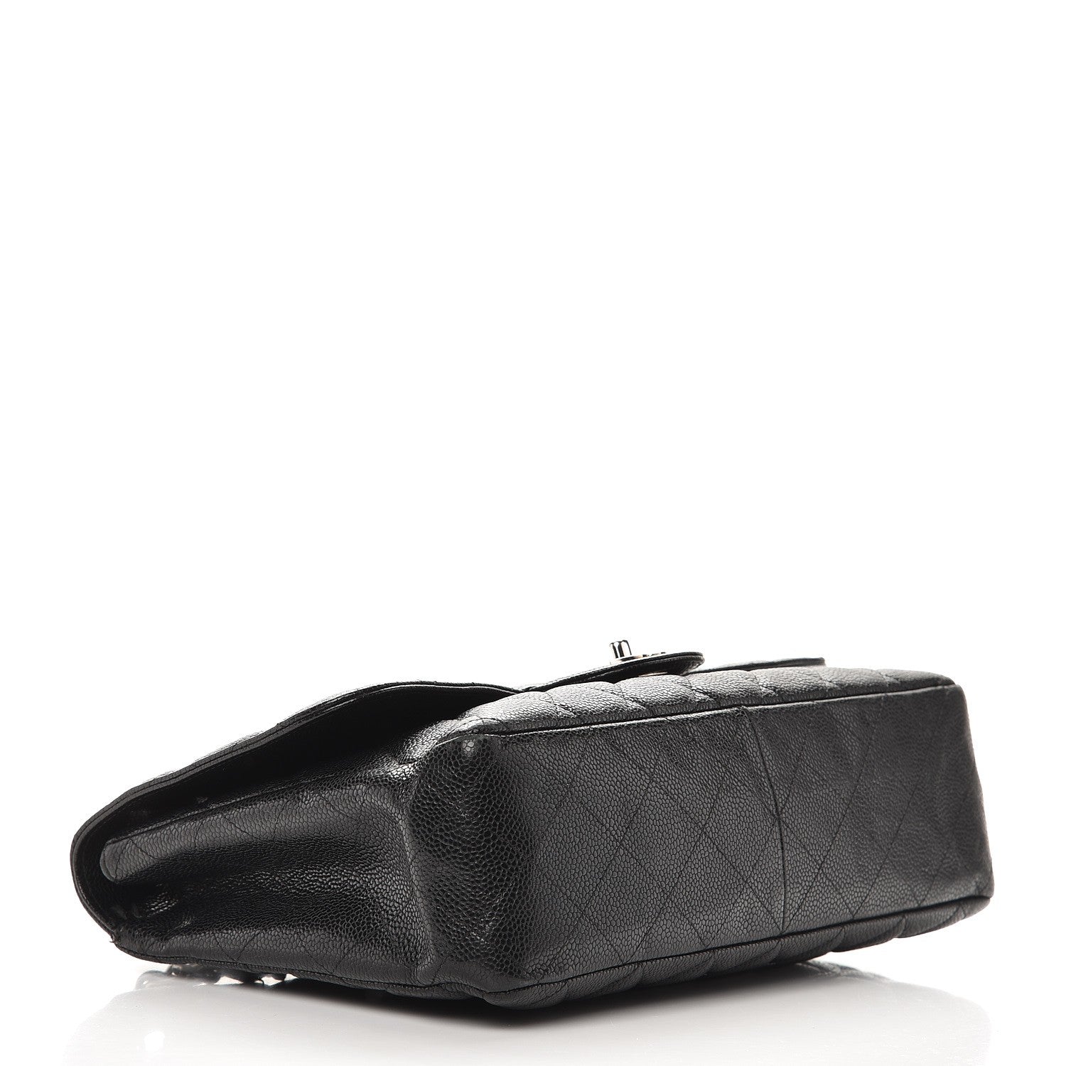 Chanel Caviar Quilted Jumbo Single Flap Black 5 of 11