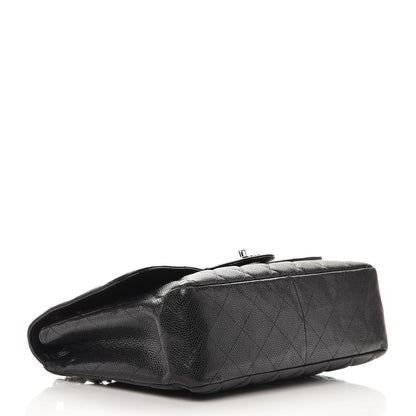 Chanel Caviar Quilted Jumbo Single Flap Black 5 of 11