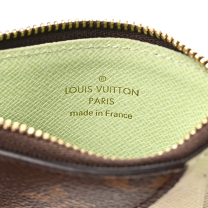 Louis Vuitton Monogram Coin Card Holder Light Green 6 of 7