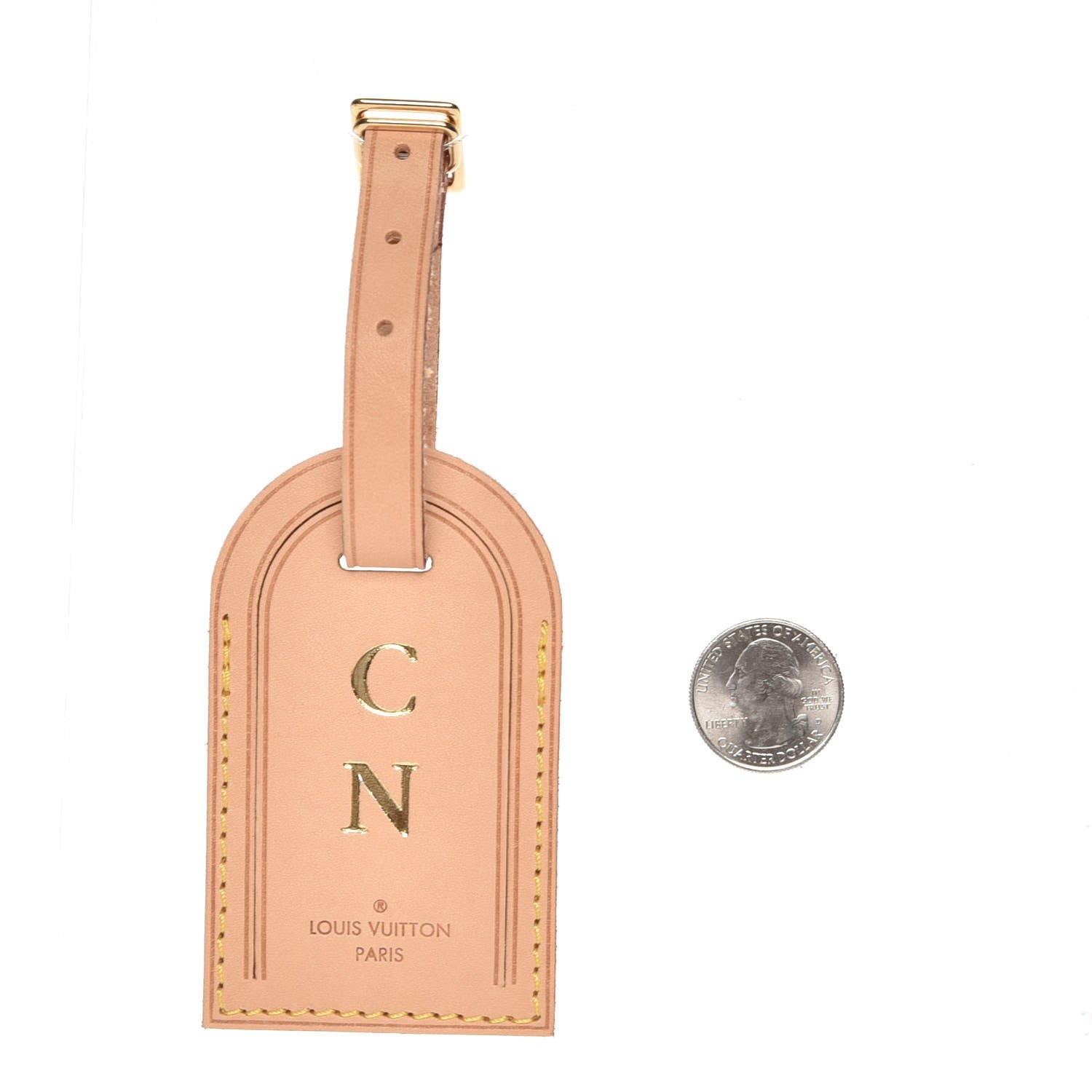 Louis Vuitton Vachetta Luggage Tag 2 of 5