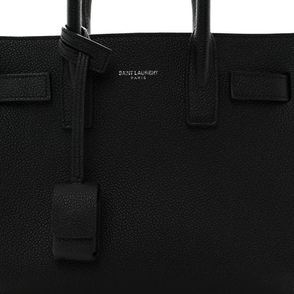 Saint Laurent Grained Calfskin Nano Sac De Jour Black 8 of 10