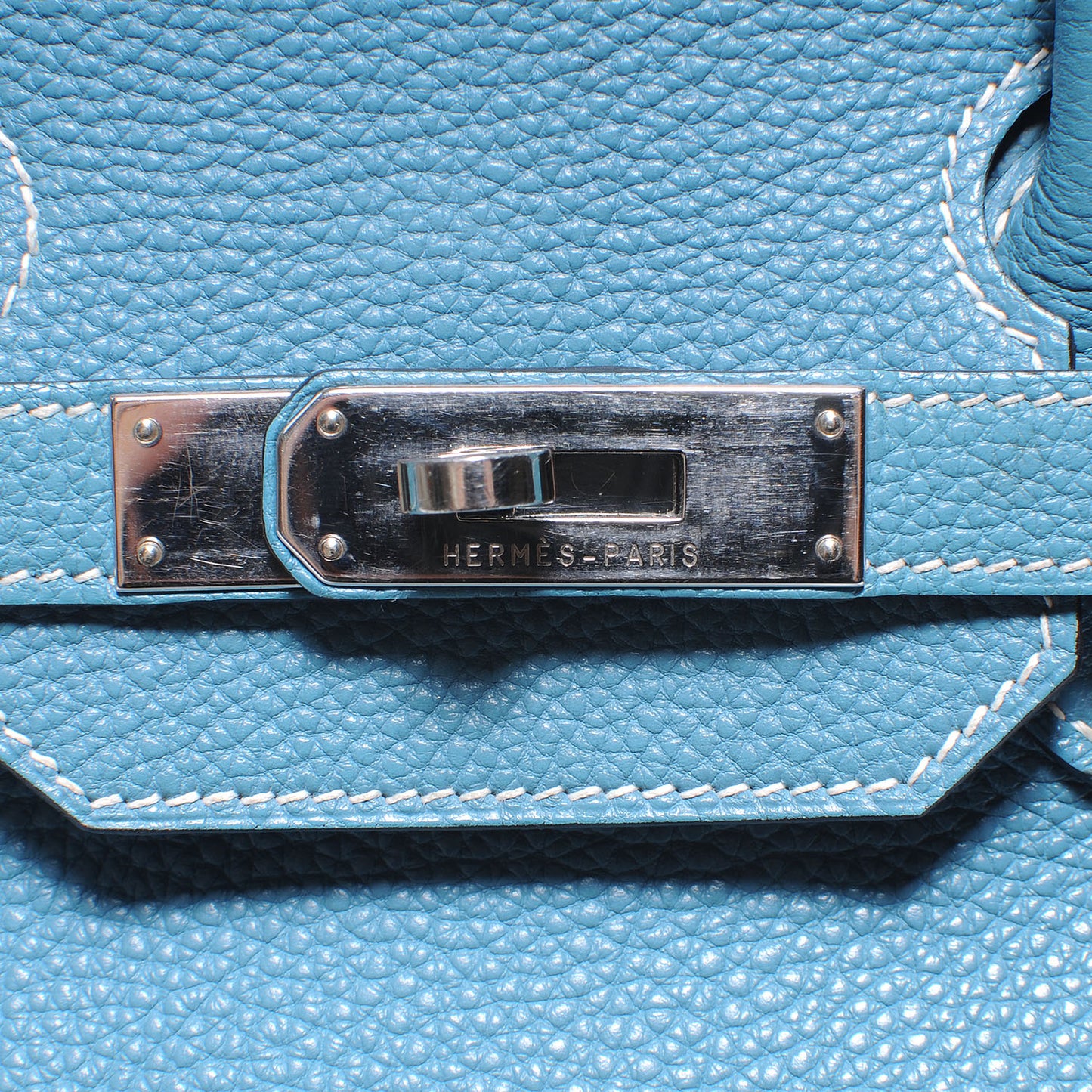 Togo Birkin 35 Blue Jean