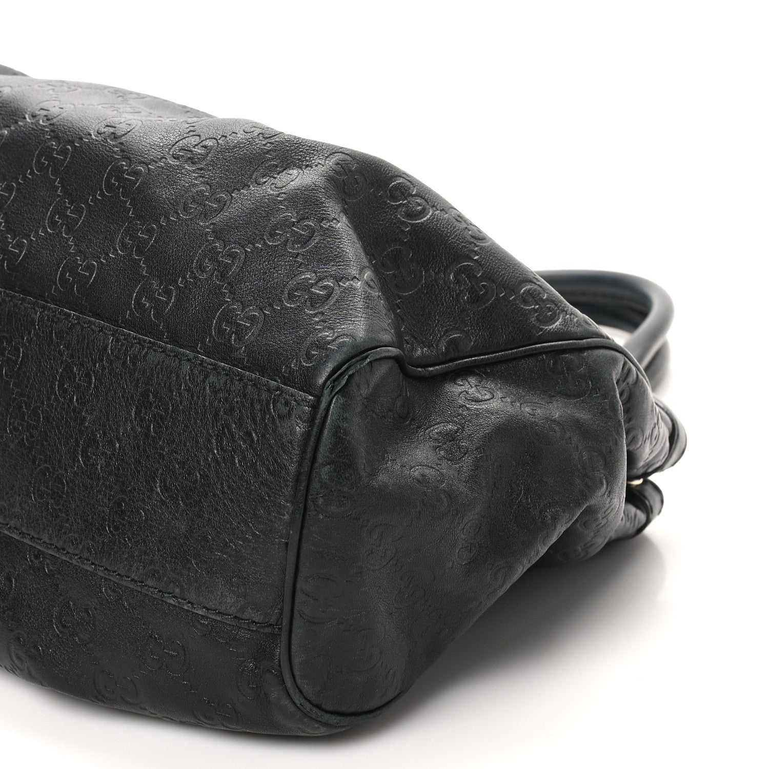 Gucci Guccissima Medium Sukey Tote Black 10 of 13