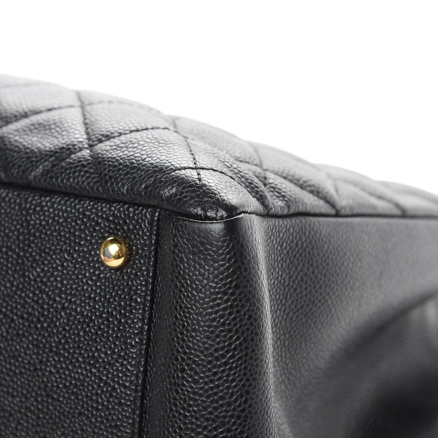 Caviar Quilted XL Grand Shopping Tote GST Black
