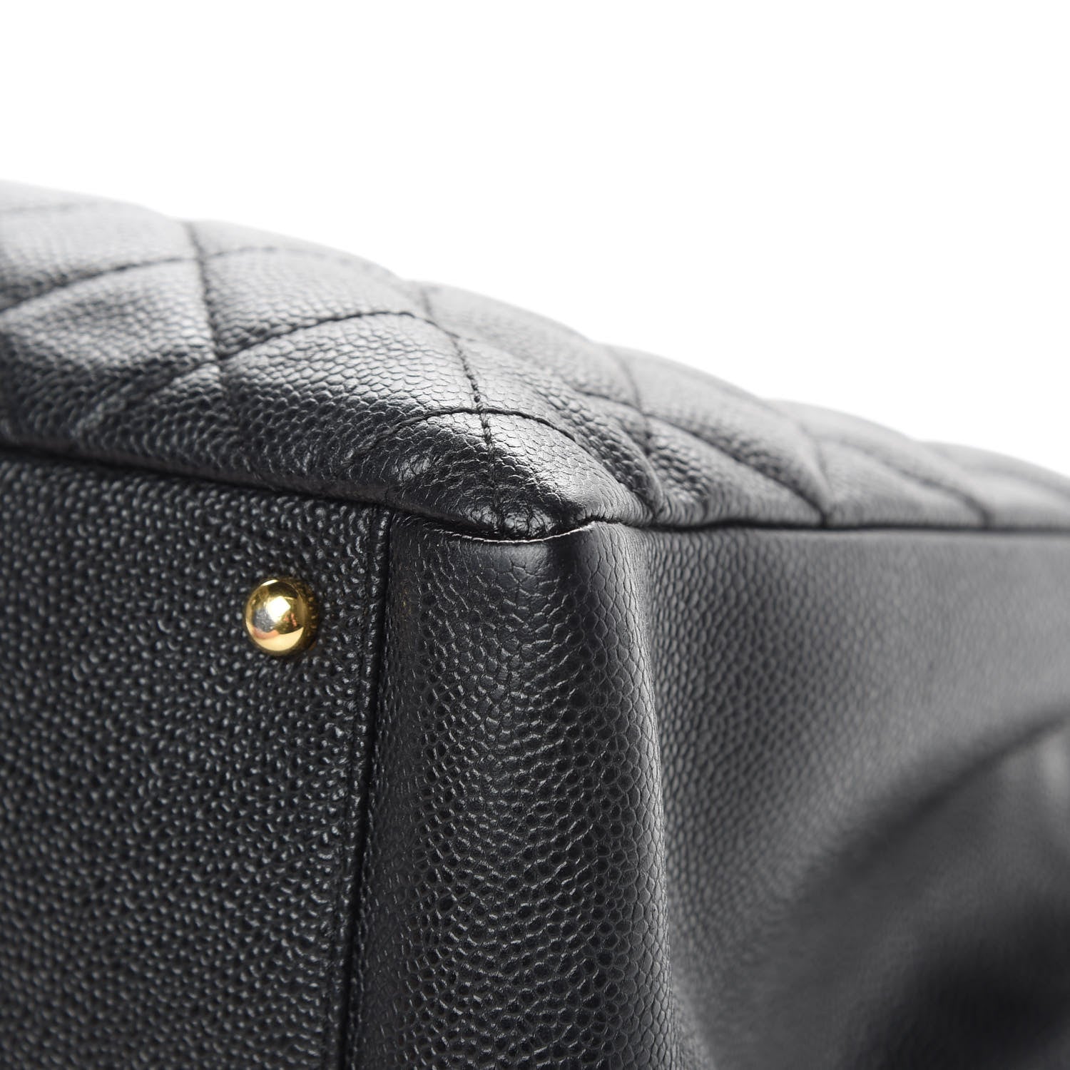 Chanel Caviar Quilted XL Grand Shopping Tote GST Black 10 of 14