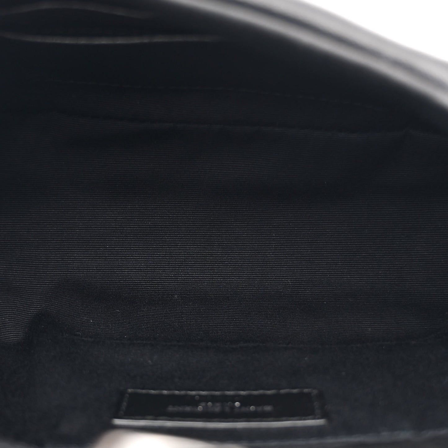 Lambskin Quilted Toy Loulou Puffer Monogram Chain Satchel Black