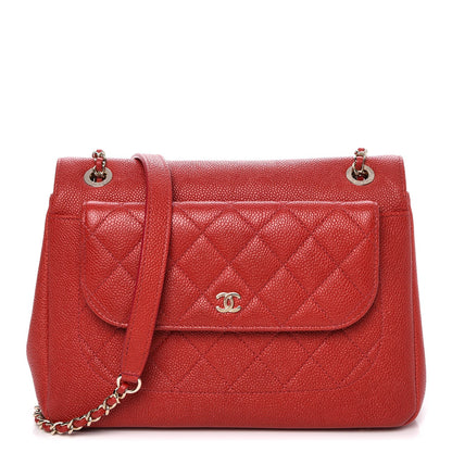 Chanel Caviar Quilted Small Flap Red 5 of 10