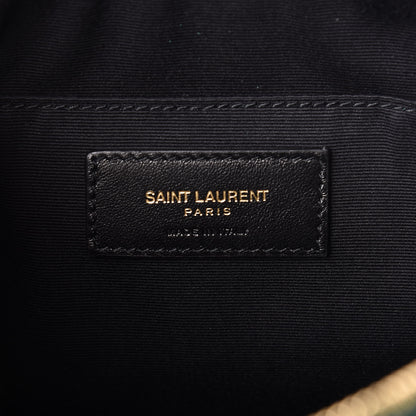 Saint Laurent Velvet Matelasse Monogram Lou Camera Bag Deep Malachite 6 of 20