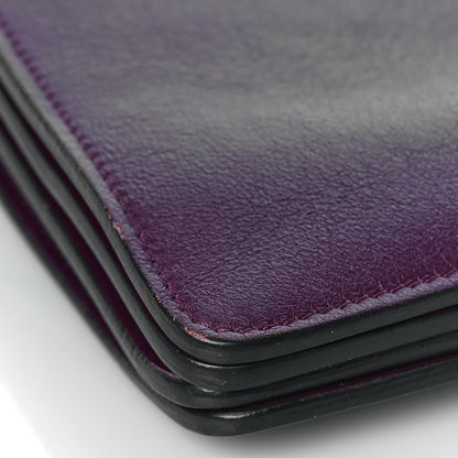 Chloe Suede Calfskin Medium Faye Shoulder Bag Dark Purple 6 of 7