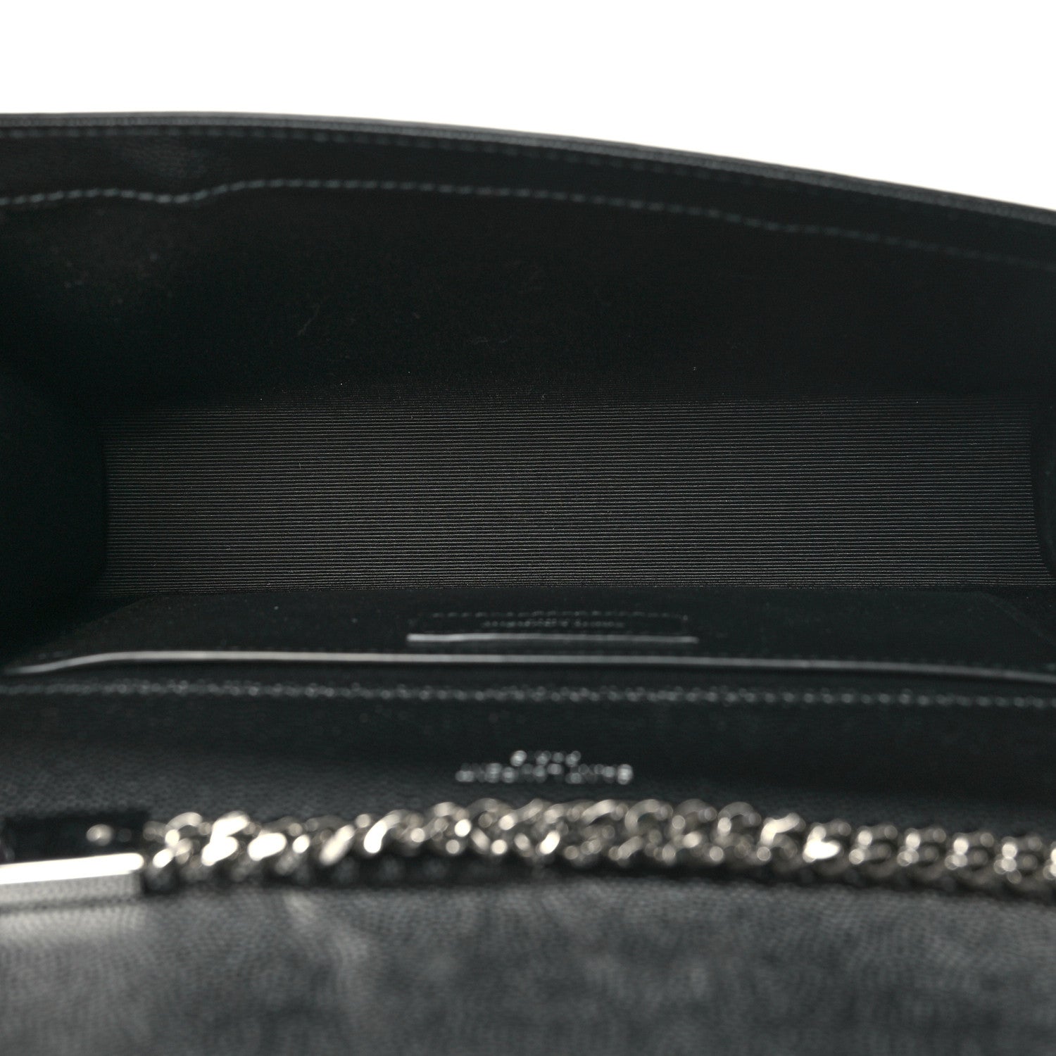 Saint Laurent Grain De Poudre Medium Classic Monogram Kate Satchel Black 5 of 9