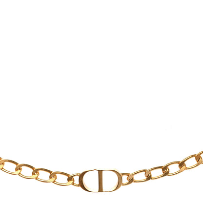 Christian Dior Metal Petit CD Choker Necklace Gold 1 of 4