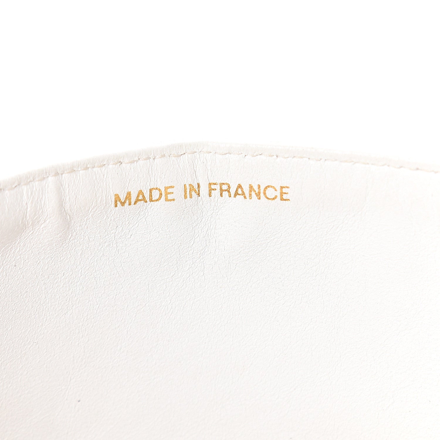 Chanel Calfskin Chevron Quilted Medium Double Flap White 6 of 10