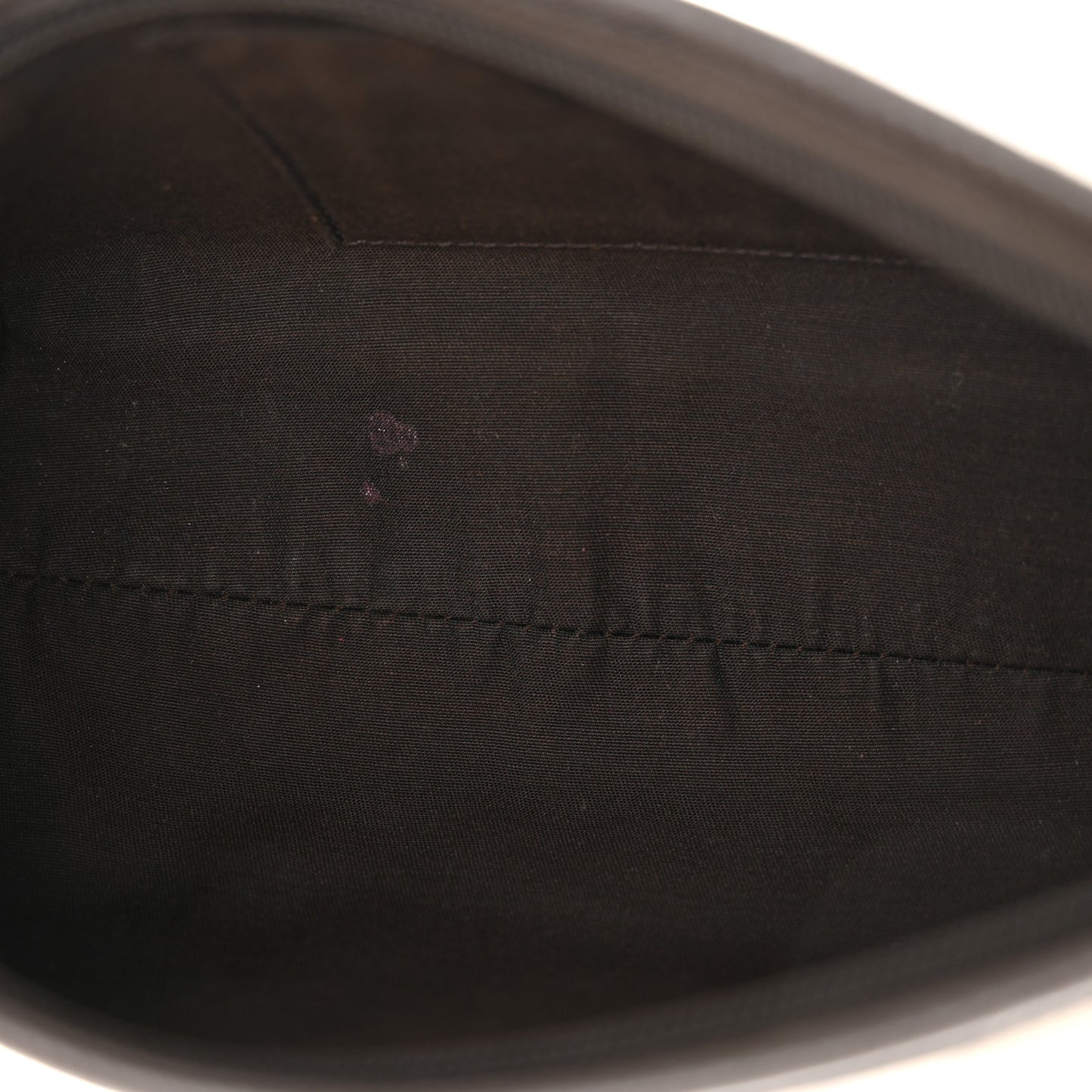 Crystal Monogram Small D Ring Gold Hobo Brown