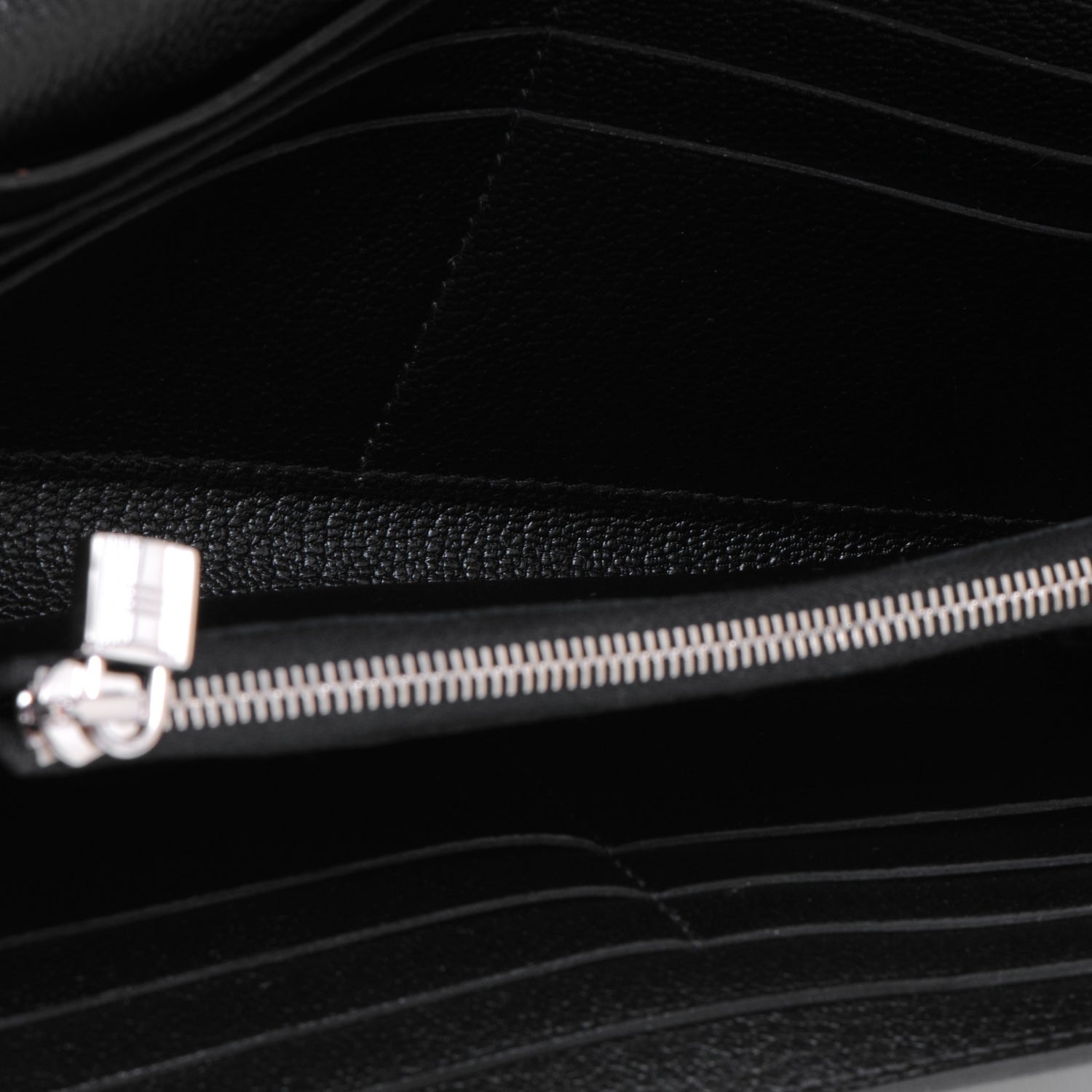 Hermes Chevre Kelly Longue Wallet Black 8 of 8