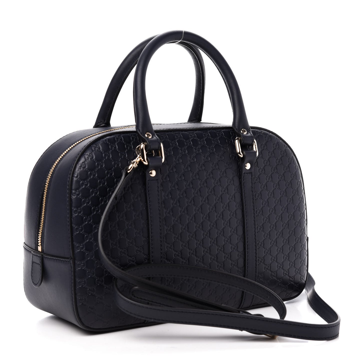 Microguccissima Medium Crossbody Bag Blue