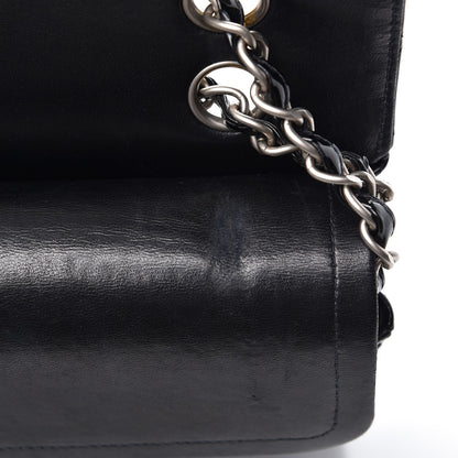 Chanel Patent Quilted Medium Double Flap Black 9 of 9