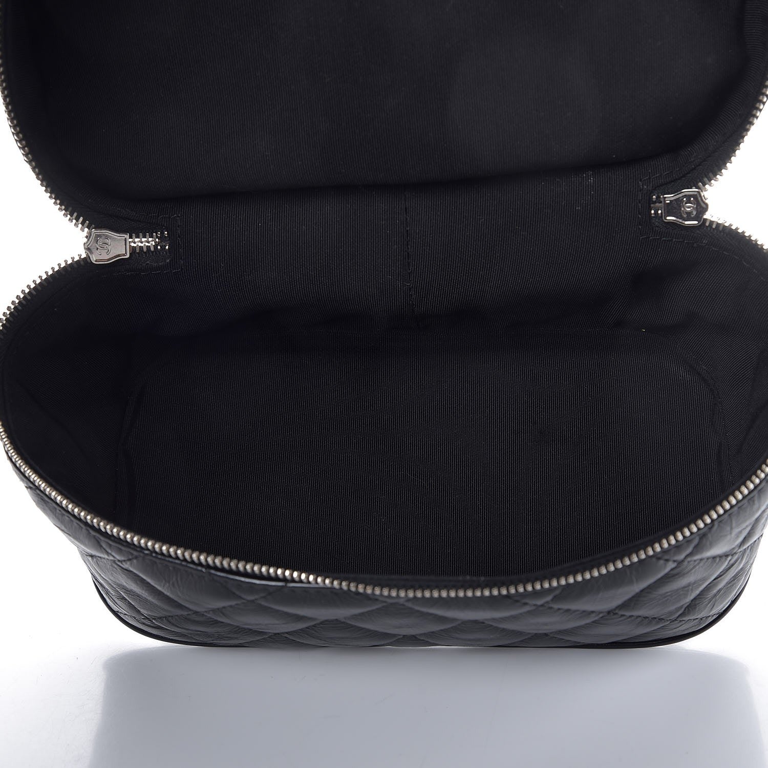 Chanel Crumpled Calfskin PVC Quilted Backpack Black 6 of 8