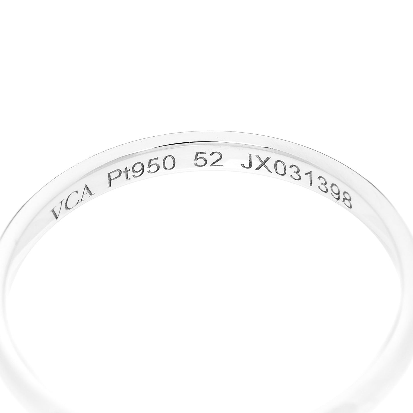 Platinum 2mm Tendrement Wedding Band Ring 52 6