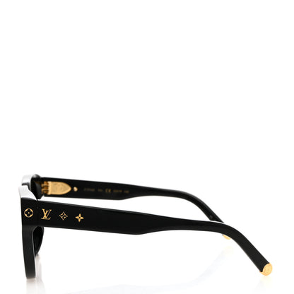 Louis Vuitton Acetate My Monogram Square Sunglasses Z1526E Black 3 of 8