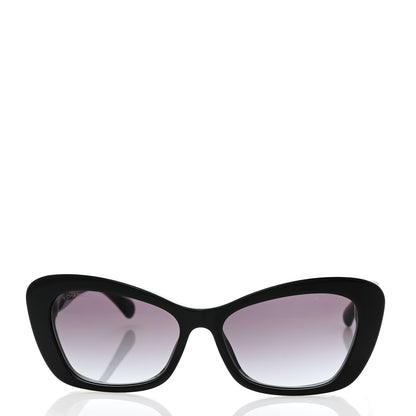 Chanel Acetate Pearl Cat Eye CC Sunglasses 5481-H-A Black 2 of 8