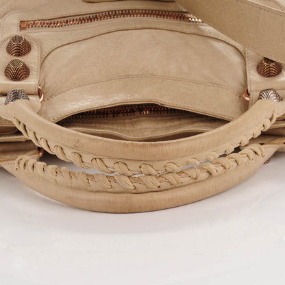 Balenciaga Agneau Giant 21 Rose Gold Hardware City Praline 7 of 11